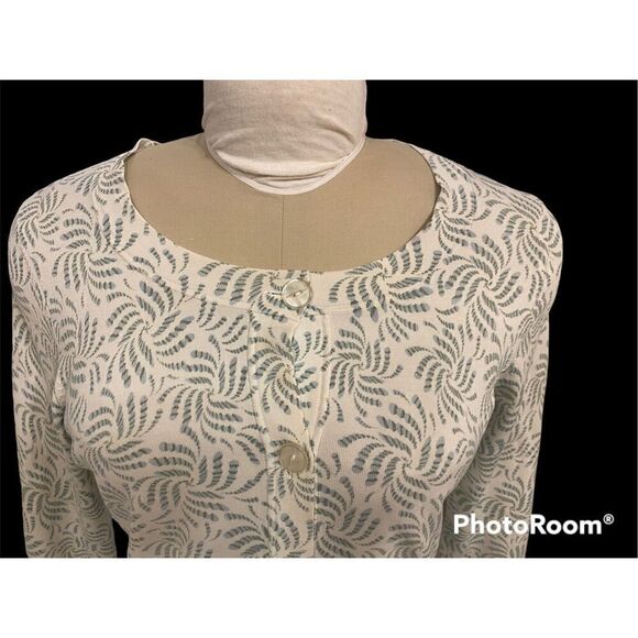 Judith Hart Silk Blend Cardigan Size PL 3/4 Length Sleeves - Picture 4 of 9